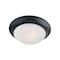 Maxim Essentials 1-Light Flush Mount 5850FTBK - alternate 1